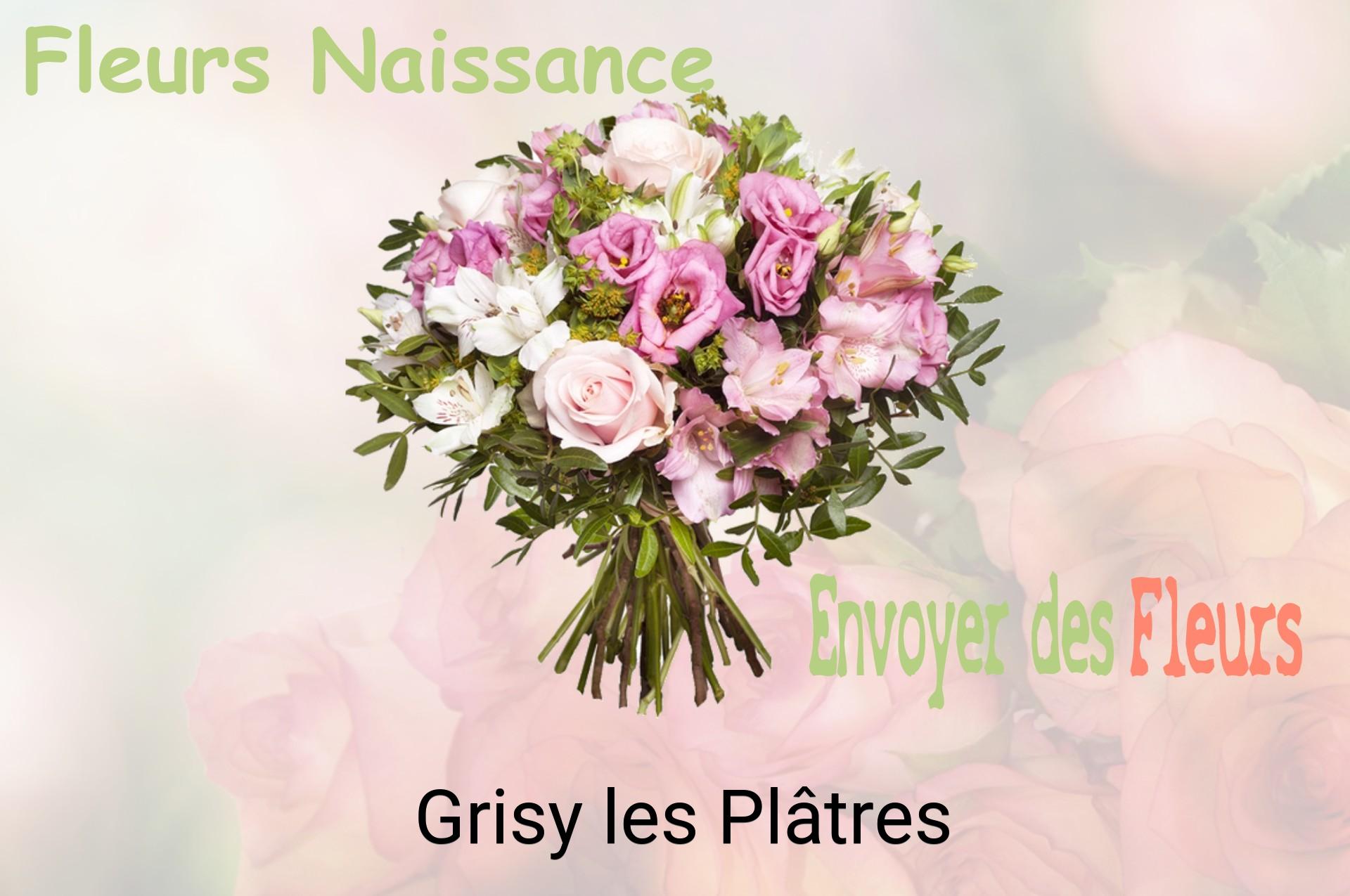 Bouquet de fleurs de naissance livré à Grisy-les-Plâtres